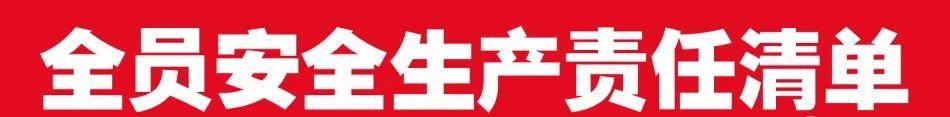 2025《全员安全生产责任制清单》